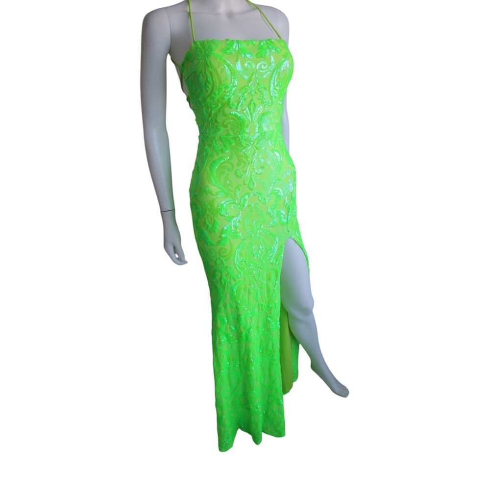 Windsor Neon Green Maxi Dress